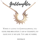 Goddaughter Gift Pendant Necklace - Baptism