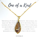 "One of a Kind" Woodstone Pendant Necklace