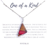 "One of a Kind" Woodstone Pendant Necklace