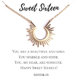 Sweet Sixteen Pendant Necklace