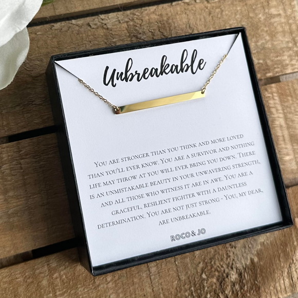 Unbreakable Strong Woman Pendant Necklace
