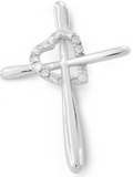 Sterling Silver Cross Necklace - Have Faith Necklace