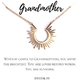 Grandma Gift  Pendant Necklace - Mimi - Gram - Nana - Gigi - Grandmother - Gift