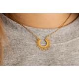 God's Light Sun Pendant Necklace