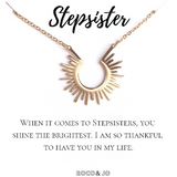 Stepsister Gift Pendant Necklace - Stepsister Necklace - Blended Family