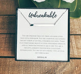 Unbreakable Strong Woman Pendant Necklace